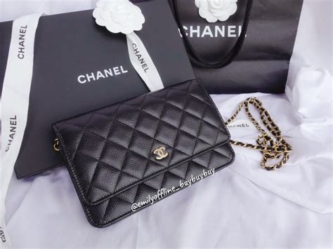 chanel boy woc 開 箱|CHANEL經典WOC開箱！2022香奈兒鏈子長夾分享！台灣、英國 .